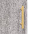 vidaXL Vysoká skrinka sivý dub sonoma 69,5x34x180 cm spracované drevo