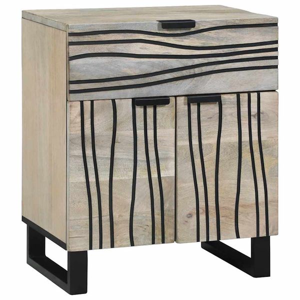 vidaXL Nočný stolík Biela 50 x 33 x 60 cm Kompozitné drevo