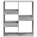 vidaXL Deliaca stena sivá sonoma 100x33x115 cm kompozitné drevo