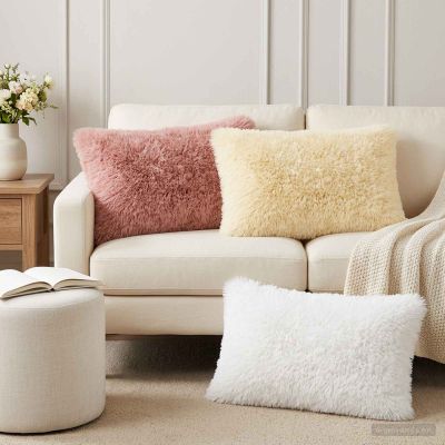 vidaXL Poťah na podložku 2 pcs HEERLEN Biela 50 x 70 cm PV fleece