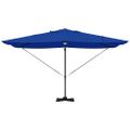 vidaXL Slnečník 351 x 250 x 253 cm Polyester a hliník Azurblue