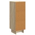 vidaXL Servírovacia skriňa Dub sonoma 33 x 34,5 x 90 cm