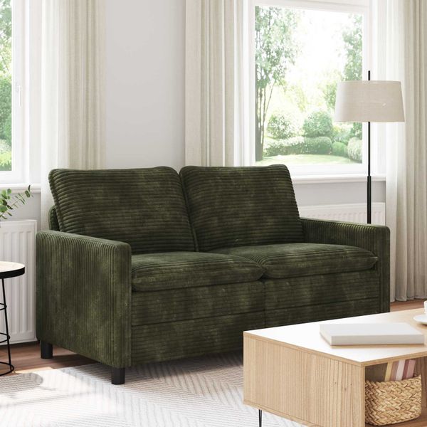 vidaXL Pohovka Zelená 156 x 81 x 87,5 cm Polyester