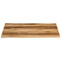 vidaXL Stolová doska živá hrana 100x80x2,5 cm masívny surový mangovník