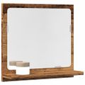 vidaXL Kúpeľňová skrinka staré drevo 40x11x37 cm kompozitné drevo