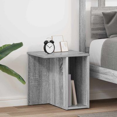 vidaXL Koncový stôl 2 pcs Sivý Sonoma 37 x 32 x 40 cm Kompozitné drevo