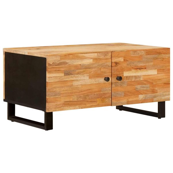 vidaXL Konferenčný stolík Hnedá 80 x 50 x 40 cm Masívne mango drevo