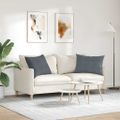 vidaXL Vankúše na pohovku 2 pcs Tmavo šedá 70 x 50 cm