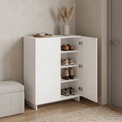 vidaXL Skrinka na topánky 73 x 38 x 87,5 cm Kompozitné drevo