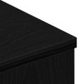 vidaXL TV skrinka 80x34x30 cm Čierny dub Kompozitné drevo