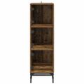vidaXL Servírovacia skriňa Staré drevo 35 x 37 x 117 cm