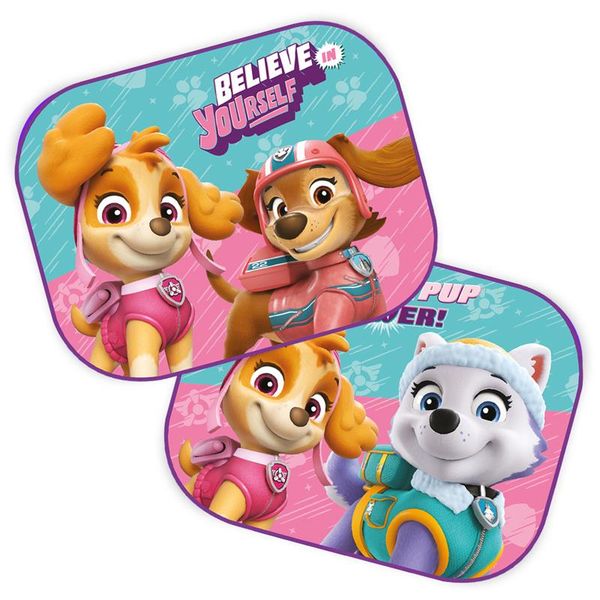 Slnečná clona na bočné okno PAW PATROL GIRL 2ks