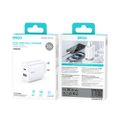 BWOO CDA207 PD 36W wall charger 1x USB-A + USB-C port white