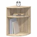 vidaXL Koncový stôl Sonoma dub 39,7 x 39,7 x 60 cm Kompozitné drevo
