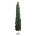 vidaXL Úzky vianočný stromček so stojanom 270 cm PVC