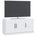 vidaXL TV skrinka Biela 99 x 34,5 x 47 cm Kompozitné drevo