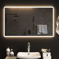 vidaXL LED kúpeľňové zrkadlo 100x60 cm