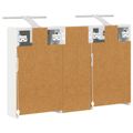 vidaXL Set kabinetov do kúpeľne 3 ks 80 x 10,5 x 50 cm