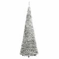 vidaXL Umelý vianočný stromček vyskakovací vločky snehu 200 LED 210 cm