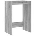 vidaXL Kabinet na práčku s úložiskom Sivý Sonoma 67,5 x 48 x 97 cm