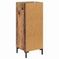 vidaXL Servírovacia skriňa Olden Staré drevo 34,5 x 34 x 90 cm