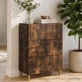 vidaXL Zásuvkový kabinet 66 x 34,5 x 90 cm Kompozitné drevo Dymový dub