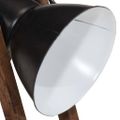 vidaXL Stolová lampa 25 W čierna 30x17x40 cm E27