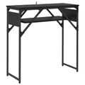 vidaXL Konferenčnýstolík Čierny dub Kompozitné drevo 75x30x75cm