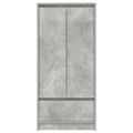 vidaXL Skrinka so zásuvkou Betónová sivá 55,5x34x119,5 cm