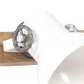 vidaXL Industriálna nástenná lampa biela 65x25 cm E27