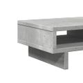 vidaXL Stojan na monitor betónový 50x27x15 cm kompozitné drevo
