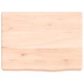 vidaXL Nástenná polica 40x30x(2-4) cm neošetrený dubový masív