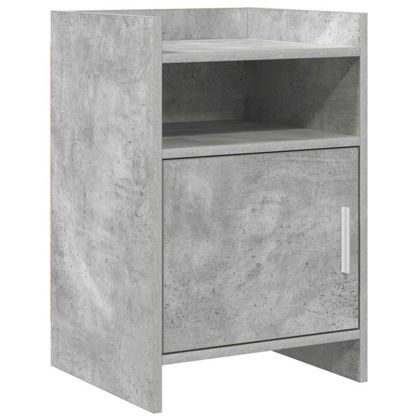 vidaXL Nočné stolíky Betónovo sivá 40 x 36 x 60 cm Kompozitné drevo