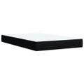 vidaXL Boxspring posteľ s matracom čierna 120x190 cm látka