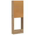 vidaXL Toaletná skriňa EDE Dub artisan 66 x 25,5 x 190 cm