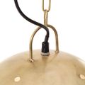 vidaXL Industriálna závesná lampa 25 W mosadzná 42 cm okrúhla E27