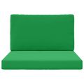 vidaXL Vankúš na vonkajšiu pohovku Polyester Zelená 80 x 80 cm