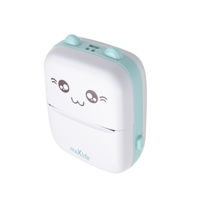 Maxlife MXTP-100 BLUE Bluetooth termálna tlačiareň, modrá (OEM0200503)