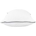 vidaXL Shread spánkový vankúš Biela 60 x 40 x 14,5 cm Pamäťová pena