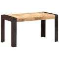 vidaXL Jedálenský stôl 140x70x76, surový mangový masív
