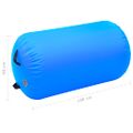 vidaXL Nafukovací gymnastický valec s pumpou 100x60 cm PVC modrý