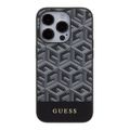 Guess Case for iPhone 14 Pro Max 6.7" GUHMP15XHGCFSEK Black HC MAGSAFE GCUBE PU STRIPE