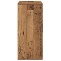 vidaXL Servírovacia skriňa Staré drevo 60 x 31 x 70 cm