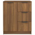 vidaXL Komoda hnedý dub 60x30x70 cm spracované drevo