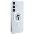 Puzdro Karl Lagerfeld pre Samsung Galaxy S24 KLHMS24SHGKCNOT transparentné HC MAGSAFE IML KC