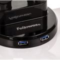 Fellowes držák monitoru Platinium Držák, VESA, stolní, pro jeden monitor, naklápecí +85°/-15°, otácení 360°, nosnost 9kg