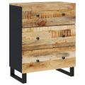 vidaXL Komoda 60x33x75 cm masívne mangovníkové drevo