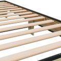 vidaXL Posteľný rám dub sonoma 100x200 cm kompozitné drevo a kov