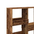 vidaXL Knižnica/deliaca stena staré drevo 100x33x115 cm