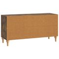 vidaXL TV skrinka 99 x 34,5 x 50 cm Dymový dub Kompozitné drevo